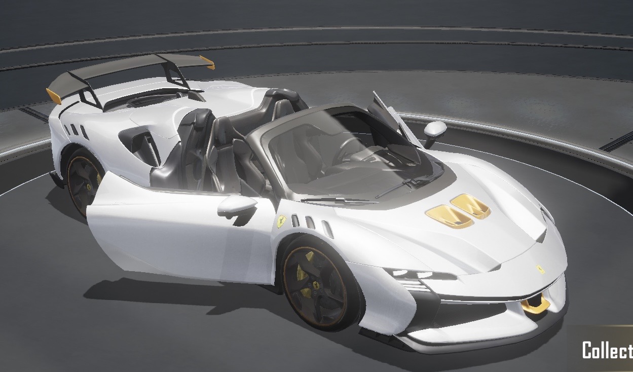 SF90 XX Spider(Metallic White)(ROADSTER)